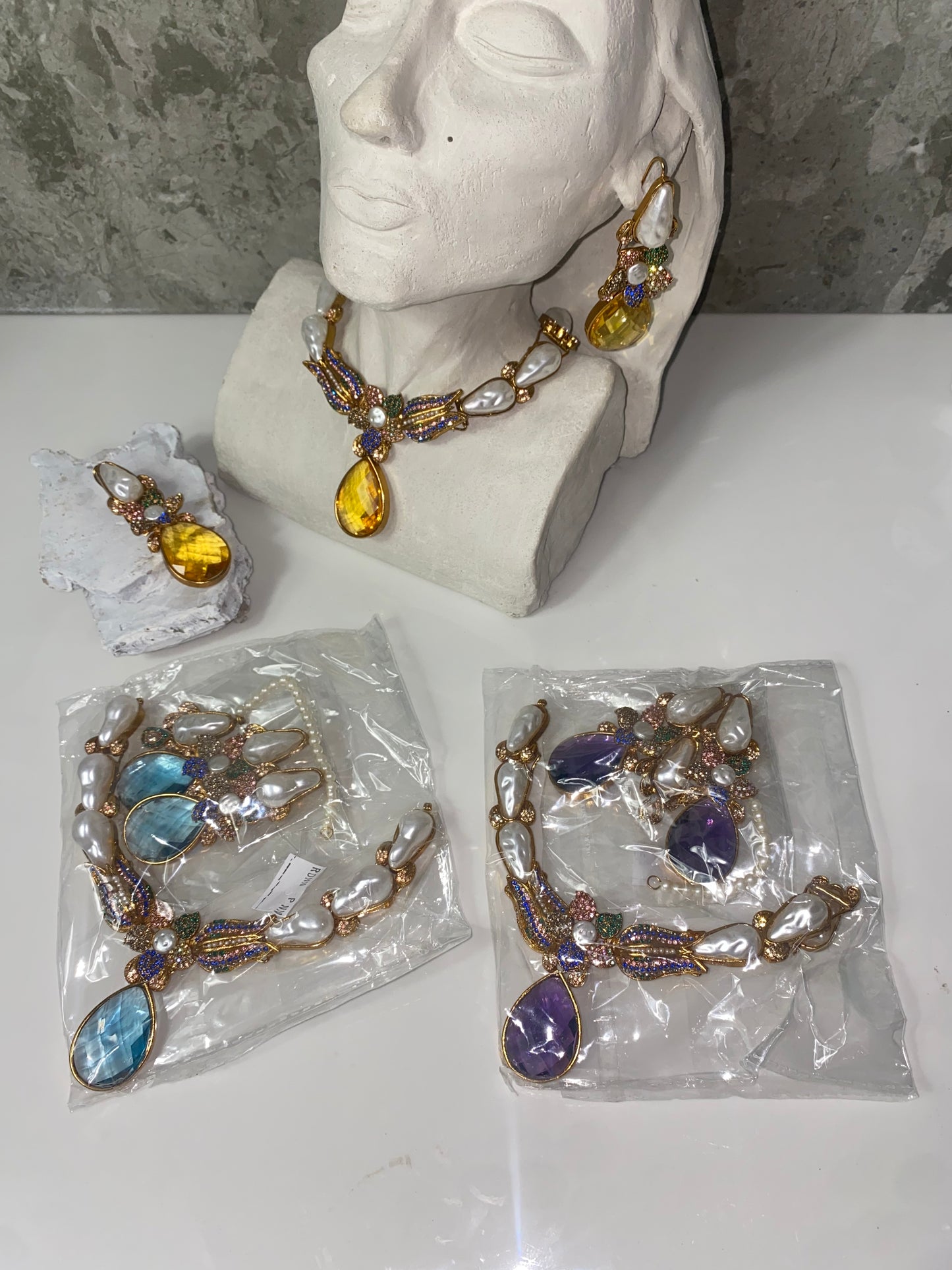 MOP Tear Drop Necklace