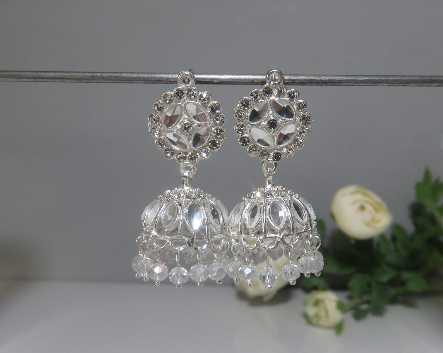 5 Party Pack - Silver Mini Jhumka