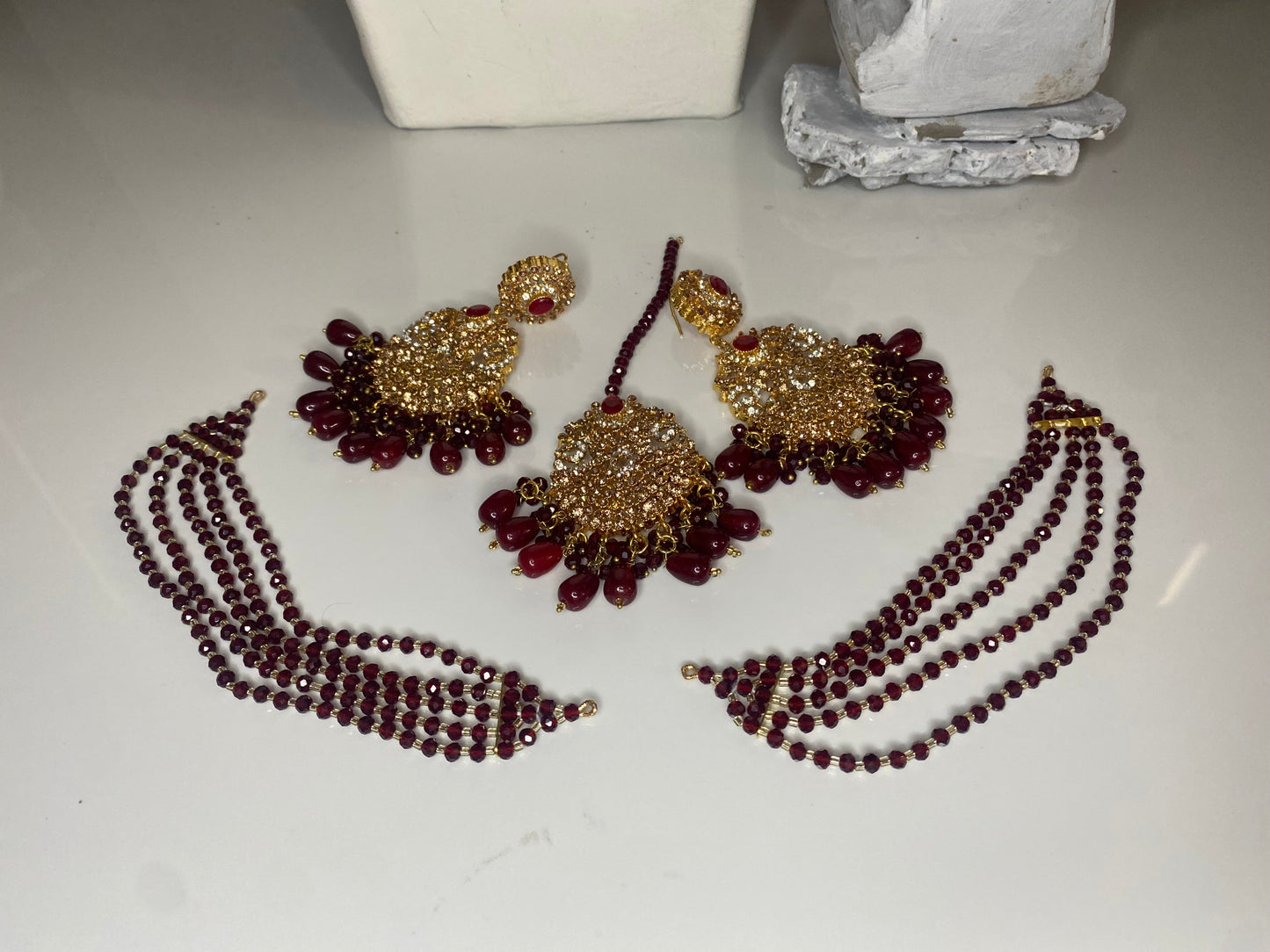 Zara Detachable Sahara Earrings Tikka