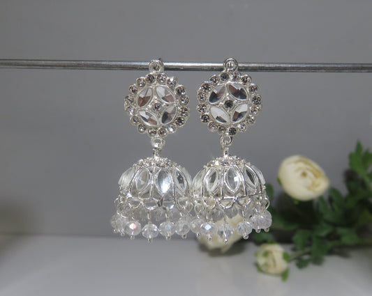 5 Party Pack - Silver Mini Jhumka