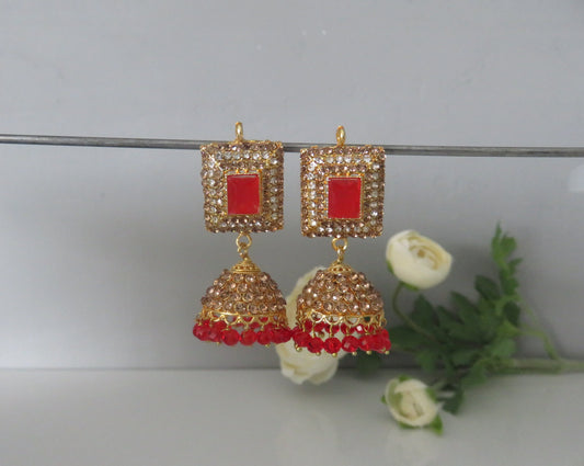 5 Party Pack - Square Jhumkas